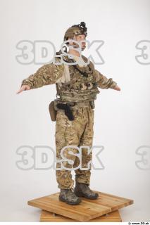 Soldier in American Army Military Uniform 0012